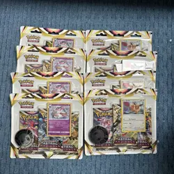 Pokemon TCG Astral Radiance Triple Blister X8 - Eevee And Sylveon Promos Sealed, - Image 1