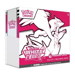 Pokemon Center White Flare ETB Elite Trainer Box Scarlet & Violet - In Hand - Image 1