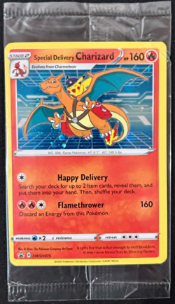 Special Delivery Charizard SWSH075 Pokemon Sword & Shield Promo Sealed - Image 1