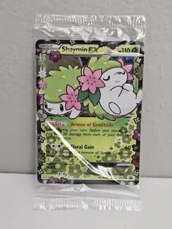 SEALED Pokemon Shaymin EX XY148 XY Generations Rare Holo Promo Black Star NM - Image 1
