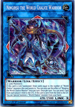 Ningirsu the World Chalice Warrior - COTD-EN050 Secret Rare 1st Edition Yugioh - Image 1