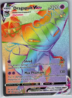 Dragapult VMAX (Secret) 197/192 SWSH02: Rebel Clash - Pokemon Card - NM - Image 1
