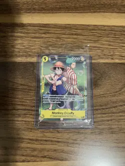 One Piece Card Game One Piece TCG Monkey D. Luffy OP-10-111 Promo Sealed - Image 2