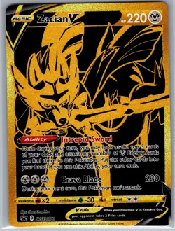Zacian V SWSH076 SWSH: Sword & Shield Promo Cards - Pokemon Card - NM - Image 1