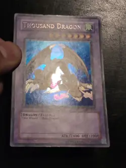 Yu-Gi-Oh! SECRET RARE CARD THOUSAND DRAGON MRD-143 VLP - Image 2
