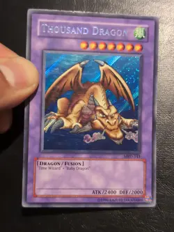 Yu-Gi-Oh! SECRET RARE CARD THOUSAND DRAGON MRD-143 VLP - Image 3