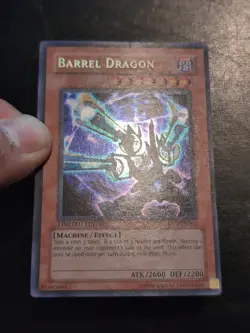 Yu-Gi-Oh! SECRET RARE HOLO CARD BARREL DRAGON MC1-EN002 VLP - Image 2
