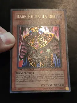 Yu-Gi-Oh! SECRET RARE HOLO CARD DARK RULER HA DES MC1-EN006 NM/VLP - Image 2