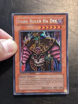 Yu-Gi-Oh! SECRET RARE HOLO CARD DARK RULER HA DES MC1-EN006 NM/VLP - Image 3
