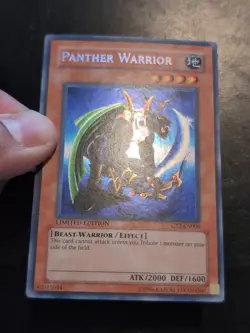 Yu-Gi-Oh! SECRET RARE CARD PANTHER WARRIOR CT2-EN006 LP - Image 2