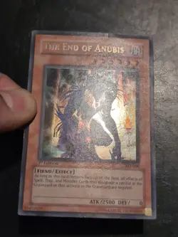 Yu-Gi-OH! SECRET RARE CARD THE END OF ANUBIS AST-000 1ST MP - Image 2