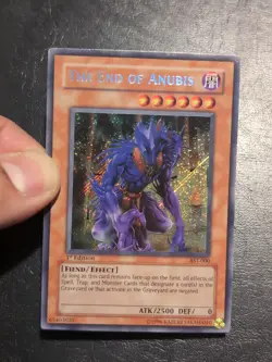 Yu-Gi-OH! SECRET RARE CARD THE END OF ANUBIS AST-000 1ST MP - Image 3