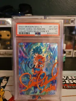 SSGSS Son Goku Soul Striker Reborn Foil Dragon Ball Super Card Game | PSA 10 - Image 1