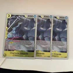 [3x] Charlotte Amande R OP04-105 One Piece Card Game TCG Kingdoms Of Intrigue - Image 1