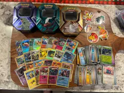 Lot of 200 Pokemon Cards and Accessories Bulk Lot - Image 2