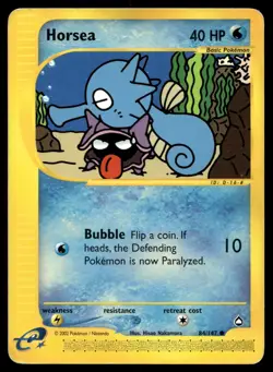 HORSEA 84/147 COMMON AQUAPOLIS POKEMON - Image 1