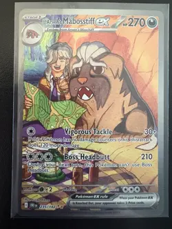 Pokemon TCG Arven's Mabosstiff EX #235/182 Sv10: Destined Rivals - Image 1