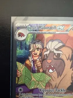 Pokemon TCG Arven's Mabosstiff EX #235/182 Sv10: Destined Rivals - Image 3