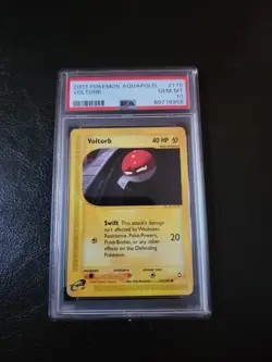 Pokemon Aquapolis Set Regular Finish Voltorb eReader 115/147 PSA 10! AQ82 - Image 1