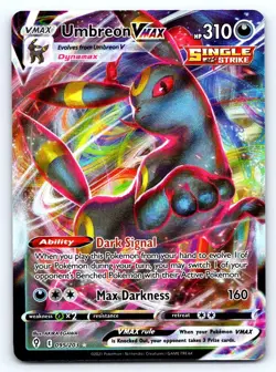 Umbreon VMAX 095/203 SWSH07: Evolving Skies Holo Eeveelutions Pokemon - Image 1