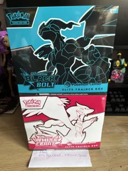 Pokemon Black Bolt and White Flare Pokemon Center ETB - Sealed Pair - IN HAND - Image 1