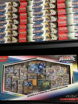 LOT OF 5 Pokemon Prismatic Lucario Ex Tyranitar Ex Premium Collection Sam's Club - Image 1