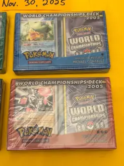 2005 Pokemon World Championship Deck COMPLETE SET of 4 NEW & Factory Sealed MINT - Image 3