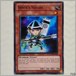 Shien's Squire - STOR-EN026 - Common 1st Edition Yugioh - Image 1
