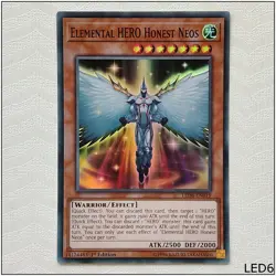 Elemental HERO Honest Neos - LED6-EN019 - Super Rare 1st Edition Yugioh - Image 1