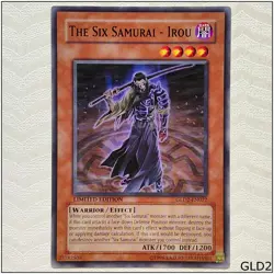 The Six Samurai - Irou - GLD2-EN022 - Common Limited Edition Yugioh - Image 1