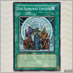 Six Samurai United - GLD2-EN042 - Common Limited Edition Yugioh - Image 1