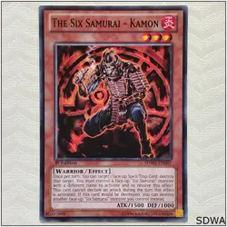 The Six Samurai - Kamon - SDWA-EN007 - Common 1st Edition Yugioh - Image 1