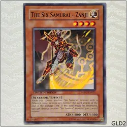 The Six Samurai - Zanji - GLD2-EN021 - Common Limited Edition Yugioh - Image 1