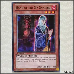 Hand of the Six Samurai - SDWA-EN015 - Common 1st Edition Yugioh - Image 1