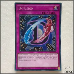 D-Fusion - DESO-EN008 - Secret Rare 1st Edition Yugioh - Image 1