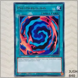Polymerization - JUSH-EN014 - Rare 1st Edition Yugioh - Image 1