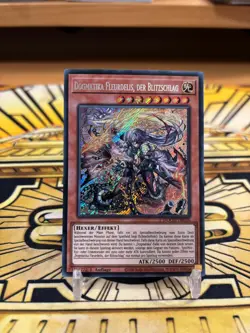 Yugioh Dogmatika Fleurdelis, der Blitzschlag Secret Rare DOOD-DE026 - Image 1