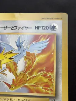 1997 Zapdos Articuno Moltre Pokemon Jumbo Card Corocoro Promo Japanese - Image 3