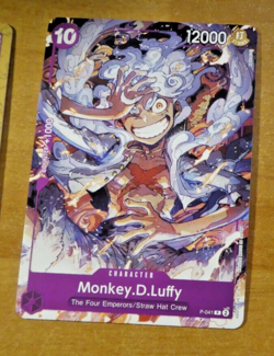 ONE PIECE ENGLISH CARD GAME CARTE Monkey.D.Luffy P-041 EN ST ST JCC MINT - Image 1