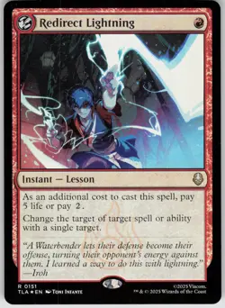 MTG Redirect Lightning Foil NM Avatar: The Last Airbender Magic 151 - Image 1