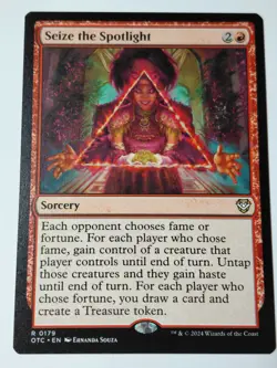 Seize the Spotlight Commander: Outlaws of Thunder Junction Regular - Image 1