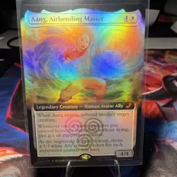 Aang, Airbending Master #171 (extended Art foil) MTG Avatar: The Last Airbender - Image 1