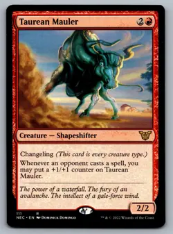 Commander: Kamigawa: Neon Dynasty #111 Taurean Mauler - Image 1