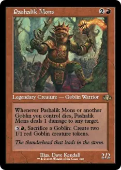 Pashalik Mons (Retro Frame) (FOIL) - Dominaria Remastered (DMR) NM MTG - Image 1