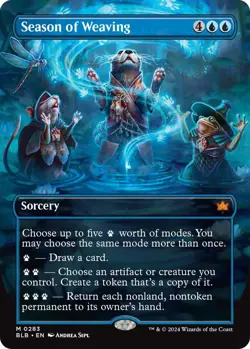 MTG Season of Weaving (Borderless) - 283 / English / Near Mint - Image 1