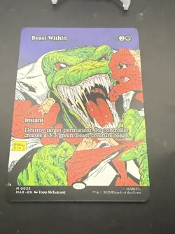 Spider-Man MTG Beast Within Borderless NONFOIL M0033 - Image 2