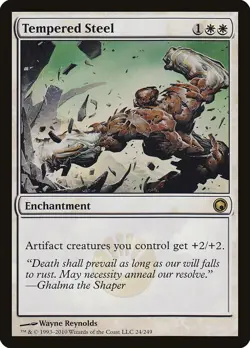 MTG Tempered Steel - 24 / English / Heavily Played - Image 1