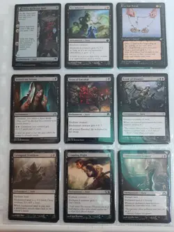 Mtg Black Enchantment Lot - 200 + Cards - Magic The Gathering - Image 1