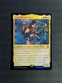 Tifa, Martial Artist Foil M 0006 Final Fantasy FIC MTG NM- - Image 1