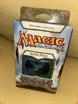 MTG ZENDIKAR UNSTABLE TERRAIN INTRO DECK BOOSTER PACK INSIDE FREE SHIPPING - Image 1